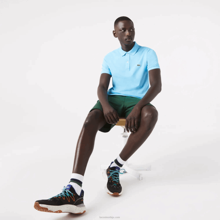 мушкарци оригинал л.12.12 слим фит поло 8688934 блуе зау Lacoste