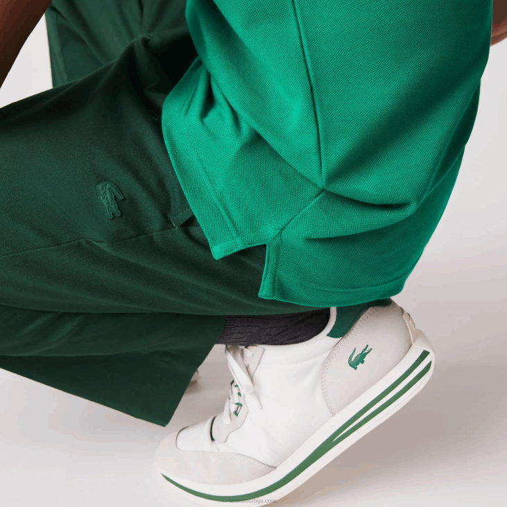 мушкарци оригинал л.12.12 слим фит поло 8688940 зелени лдм Lacoste