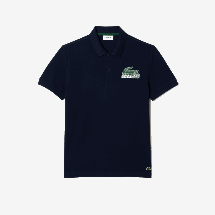 мушкарци памучни мини-пике поло 8688100 тамноплава 166 Lacoste