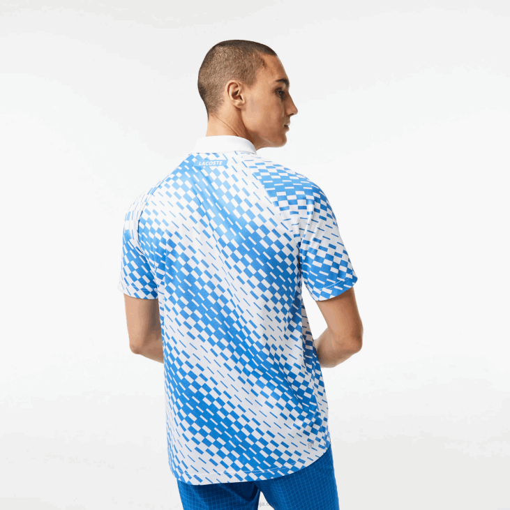 мушкарци тенис х новак ђоковић фан верзија поло 8688109 бело плаво га7 Lacoste