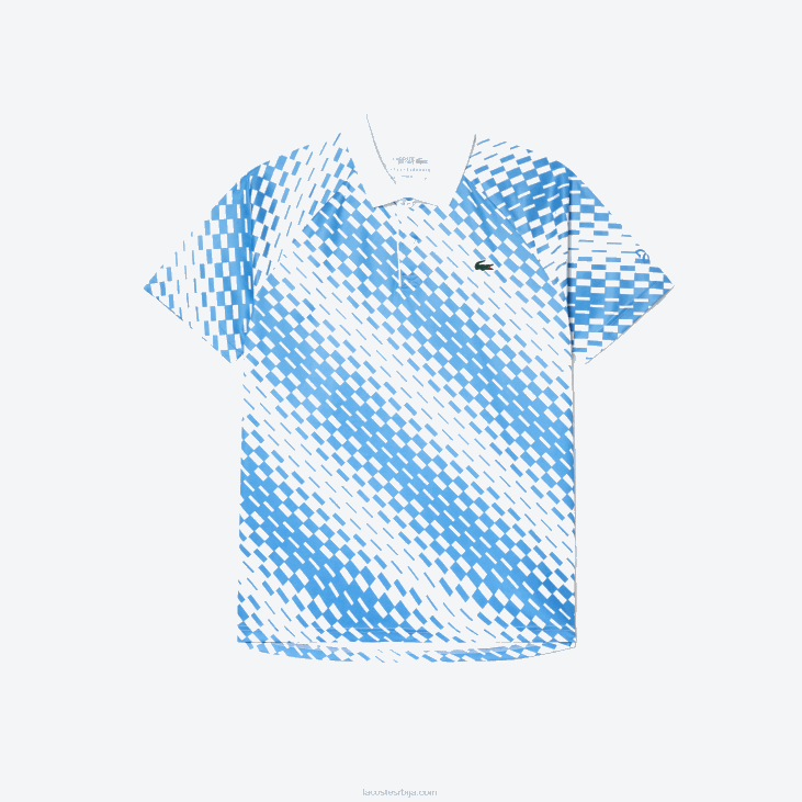 мушкарци тенис х новак ђоковић фан верзија поло 8688109 бело плаво га7 Lacoste