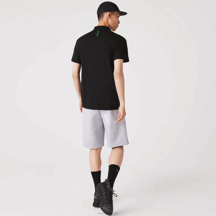 мушкарци активно кретање прозрачно памучно пике поло 8688173 црна 031 Lacoste