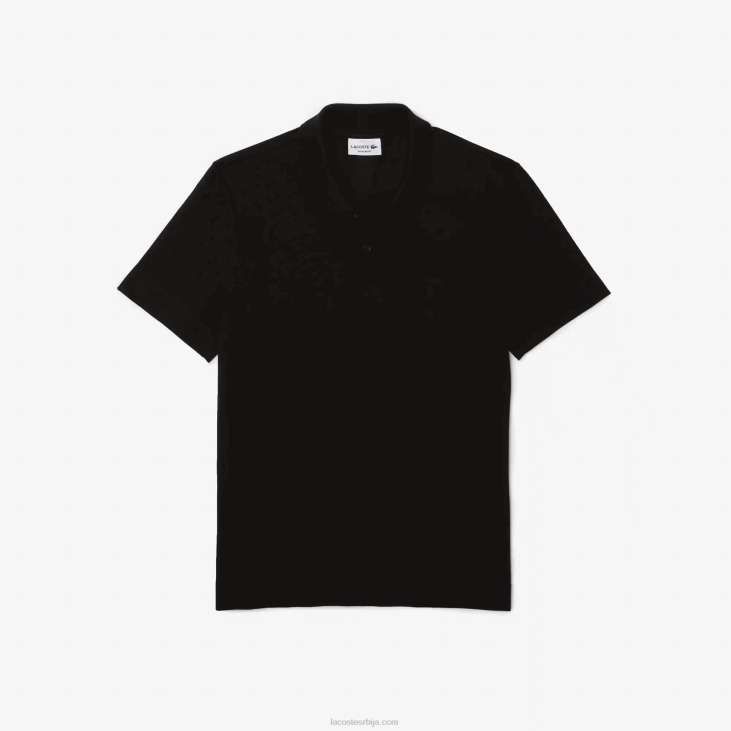 мушкарци активно кретање прозрачно памучно пике поло 8688173 црна 031 Lacoste