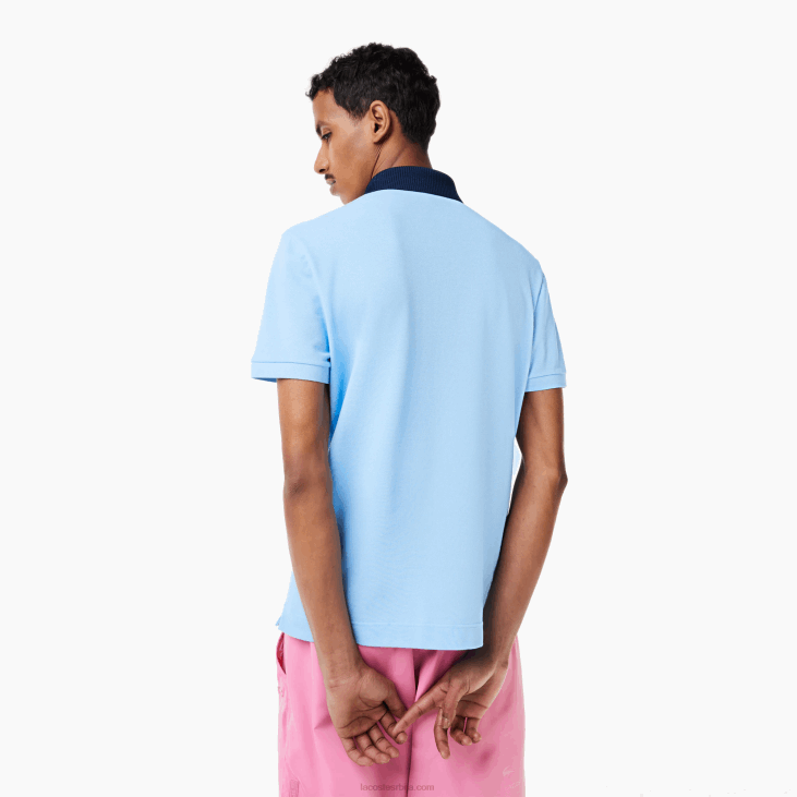 мушкарци паметни паришки пике поло од органског памука 8688193 тамноплава цм9 Lacoste