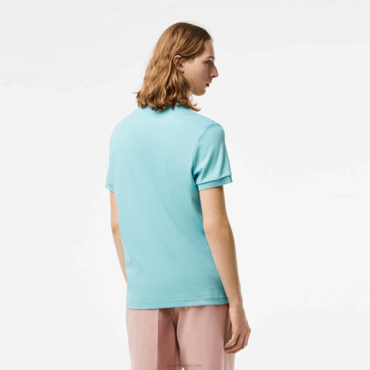 мушкарци регулар фит пима памук поло 8688257 тиркизно бвг Lacoste