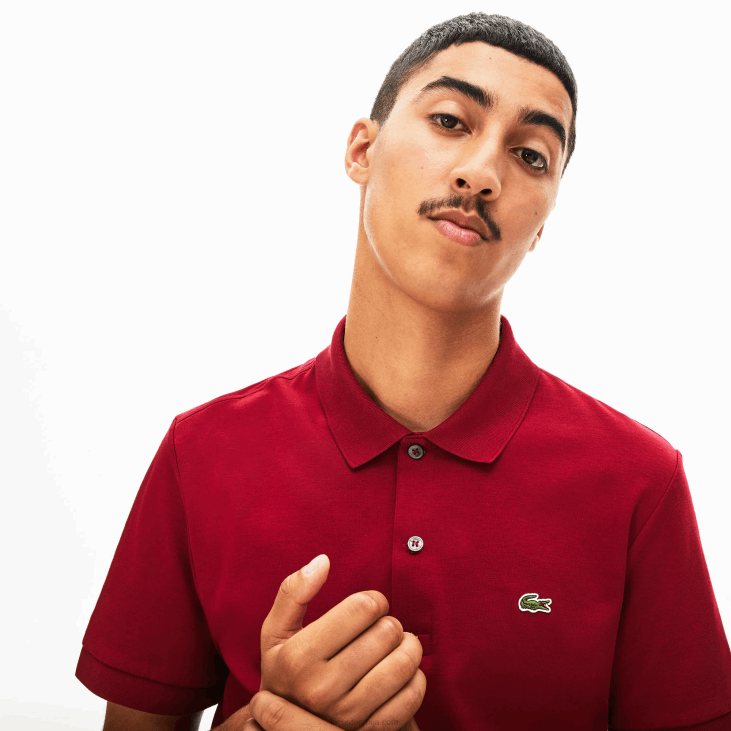 мушкарци регулар фит пима памук поло 8688258 бордо 476 Lacoste