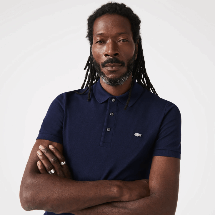 мушкарци слим фит петит пикуе стреч поло 8688563 тамноплава 166 Lacoste