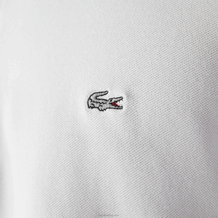 мушкарци слим фит петит пикуе стреч поло 8688564 бела 001 Lacoste