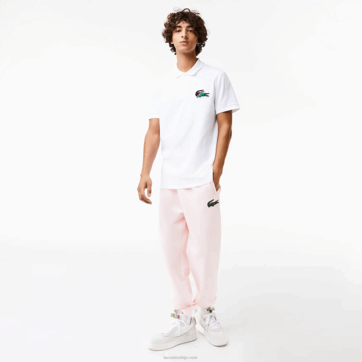 мушкарци пике поло од органског памука 8688575 бела 001 Lacoste