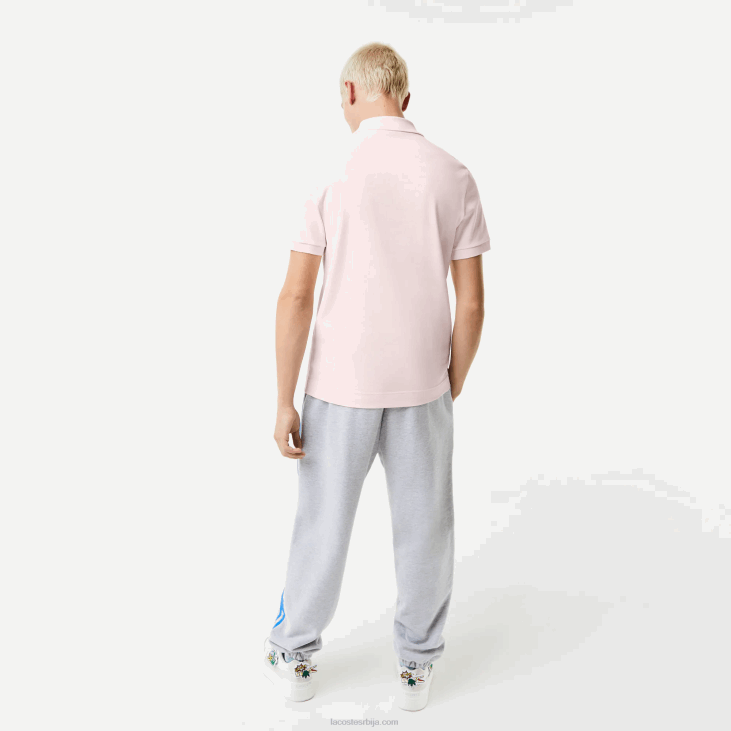 мушкарци пике поло од органског памука 8688576 светло розе т03 Lacoste