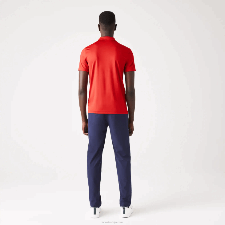 мушкарци спортски дрес голф поло мајица 8688597 црвена тегет 528 Lacoste