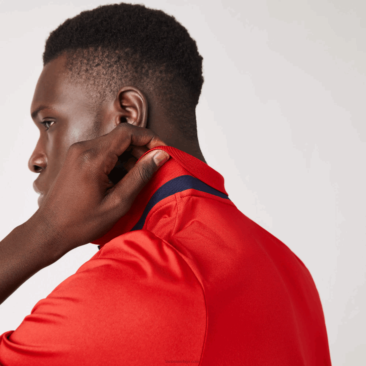 мушкарци спортски дрес голф поло мајица 8688597 црвена тегет 528 Lacoste