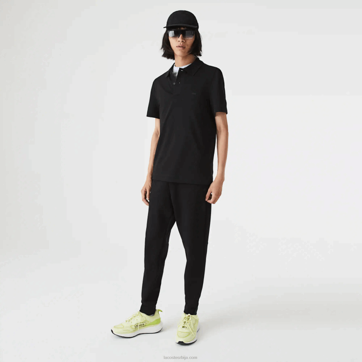 мушкарци слим фит пикуе поло од органског растезљивог памука 8688598 црна 031 Lacoste