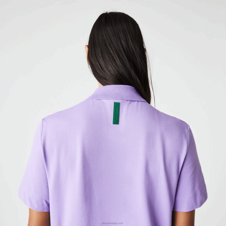 мушкарци активно кретање прозрачно памучно пике поло 8688602 пурпле гфу Lacoste