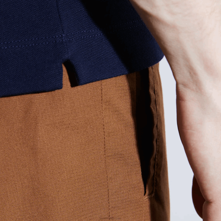 мушкарци смарт парис стретцх памучни пике поло 8688611 тамноплава 166 Lacoste