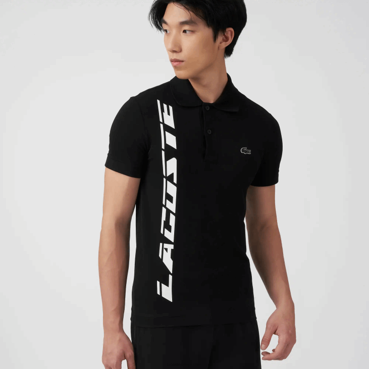 мушкарци пике поло стандардног кроја 8688626 црна 031 Lacoste