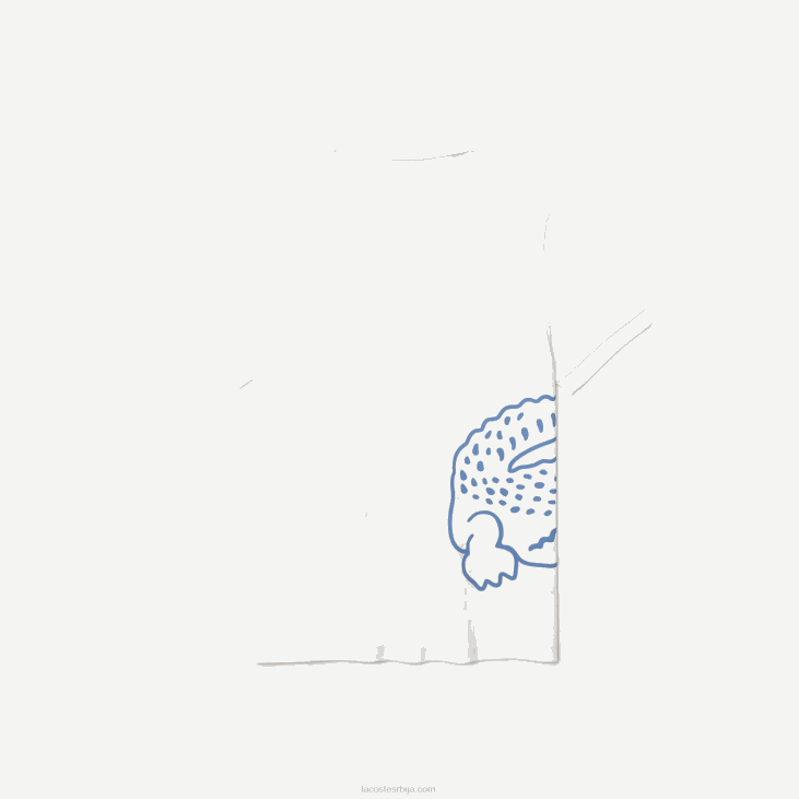 мушкарци памучни пике поло са крокодилским принтом регуларног кроја 8688649 бела 70в Lacoste