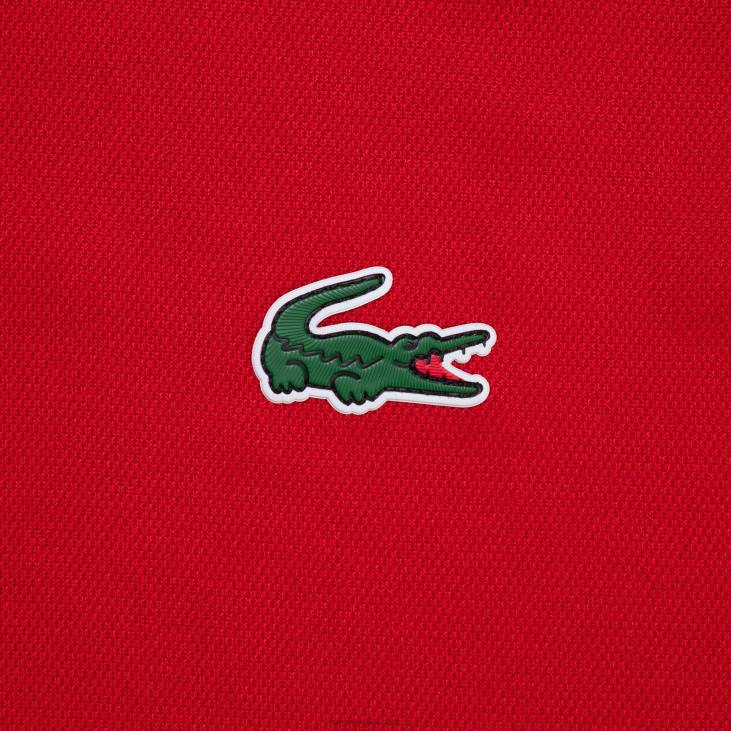 мушкарци спорт прозрачни интерлоцк поло отпоран на хабање 8688657 црвена 240 Lacoste