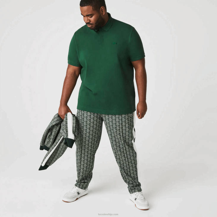 мушкарци смарт парис стретцх памучни пике поло 8688658 зелена 132 Lacoste