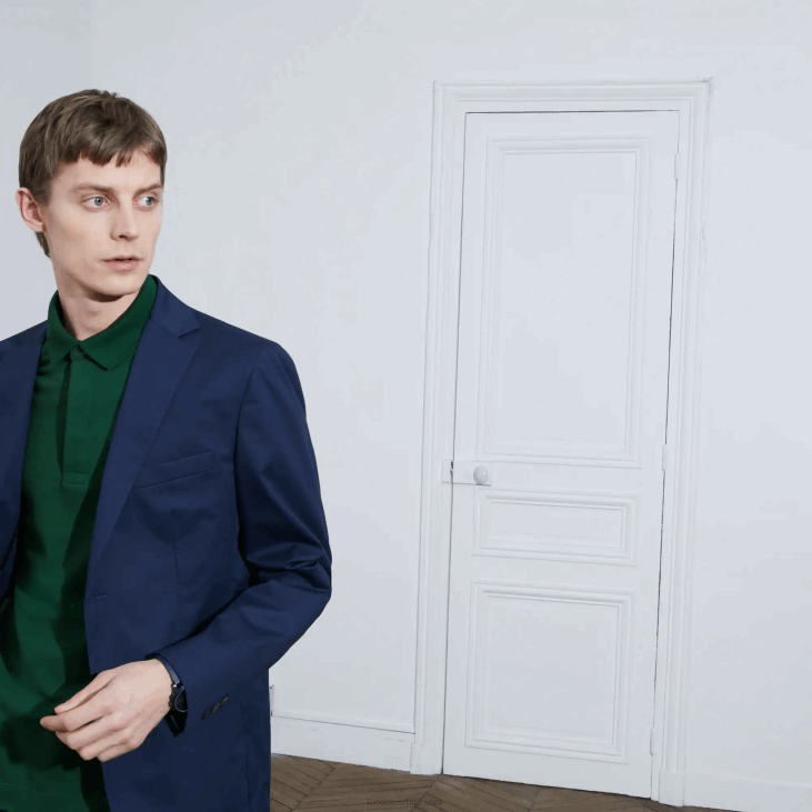 мушкарци смарт парис стретцх памучни пике поло 8688658 зелена 132 Lacoste