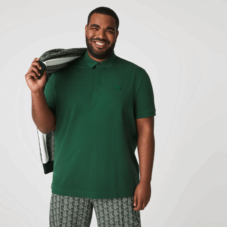 мушкарци смарт парис стретцх памучни пике поло 8688658 зелена 132 Lacoste
