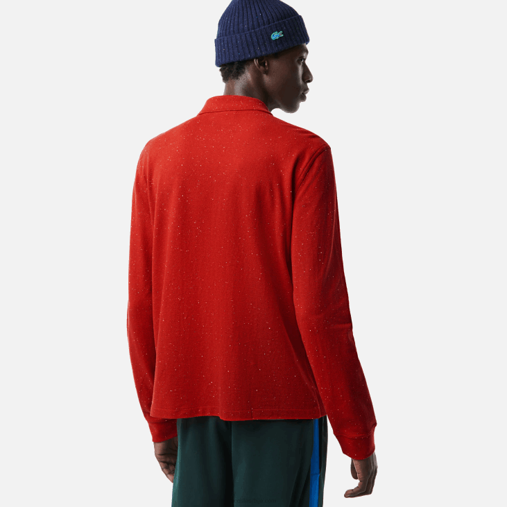 мушкарци Поло са шарама класичног кроја 8688705 црвена 7цк Lacoste