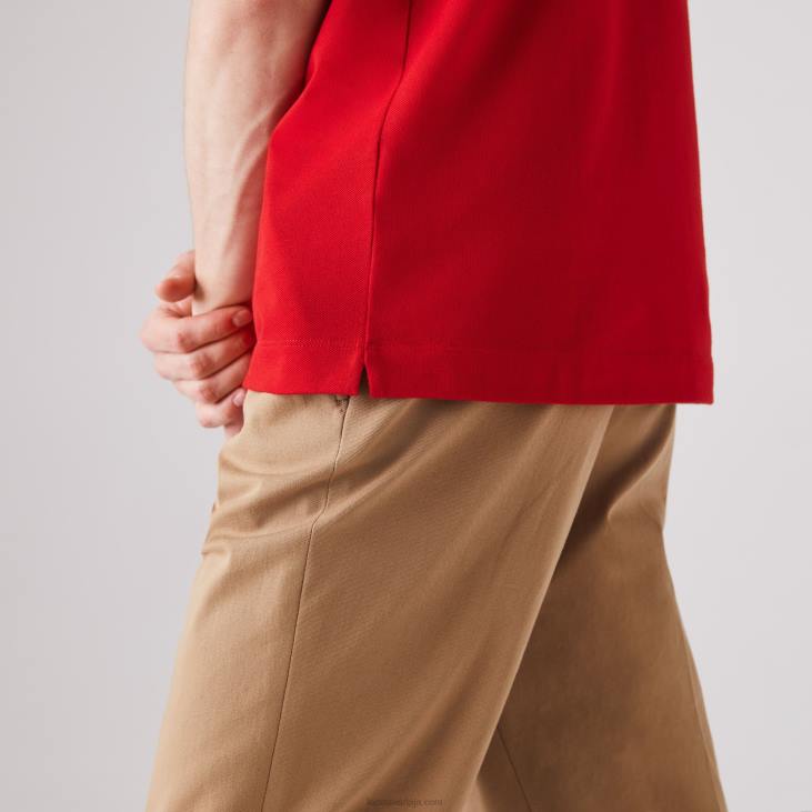 мушкарци смарт парис стретцх памучни пике поло 8688726 црвена 240 Lacoste