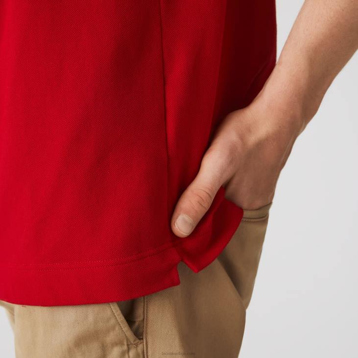 мушкарци смарт парис стретцх памучни пике поло 8688726 црвена 240 Lacoste