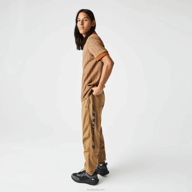 мушкарци Поло са монограмом класичног кроја 868873 беж браон звм Lacoste