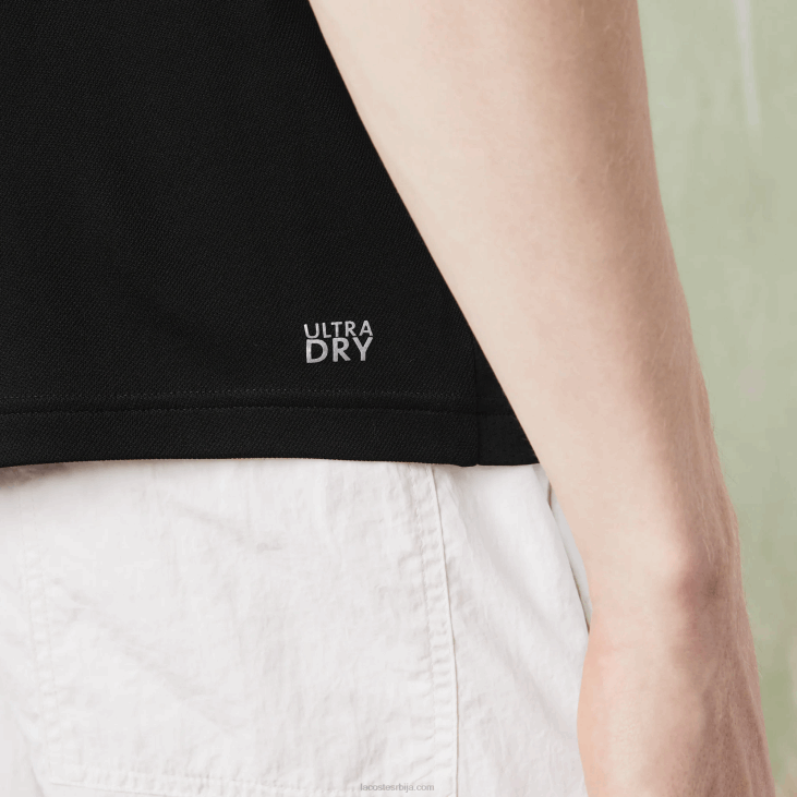 мушкарци спортски ултра-суви пике тенис поло 8688786 црно плаво бело 7ке Lacoste