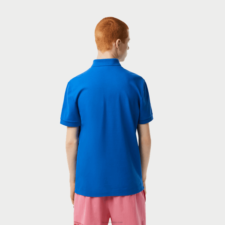 мушкарци смарт парис стретцх памучни пике поло 868878 блуе ккб Lacoste