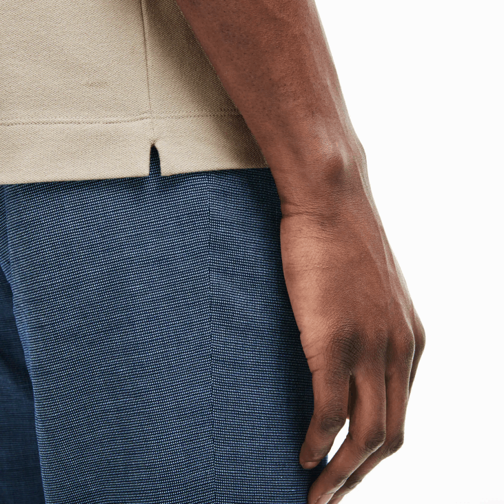 мушкарци смарт парис стретцх памучни пике поло 868879 беж ае0 Lacoste