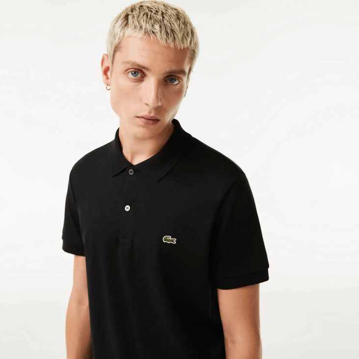 мушкарци регулар фит пима памук поло 8688807 црна 031 Lacoste