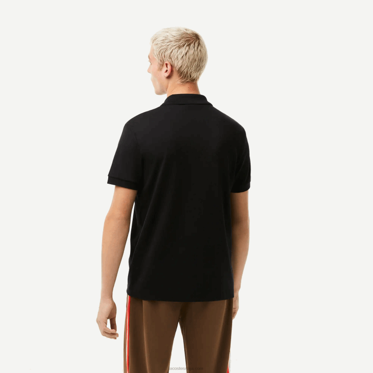 мушкарци регулар фит пима памук поло 8688807 црна 031 Lacoste