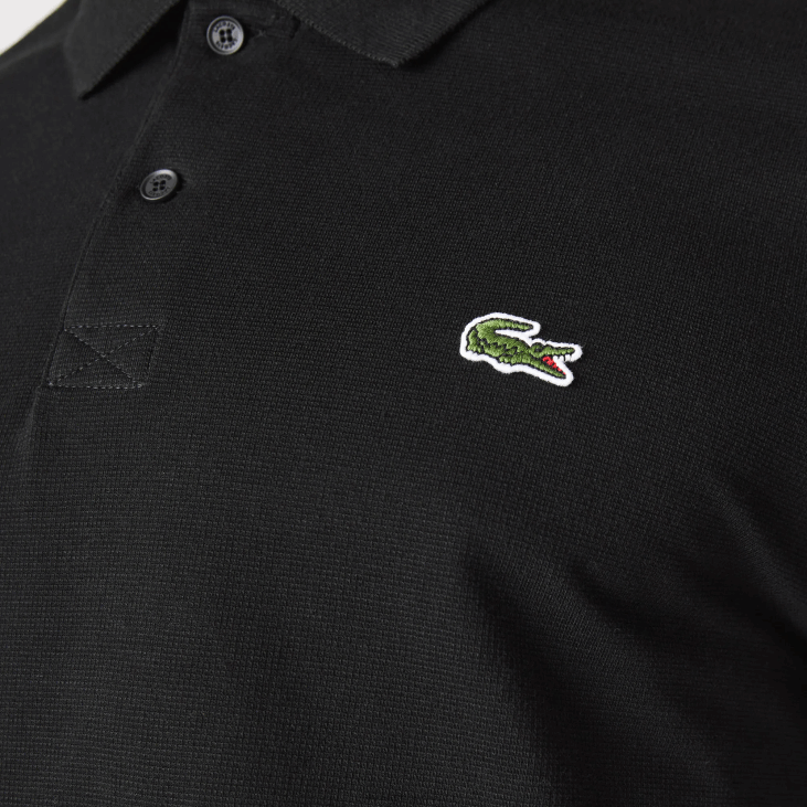 мушкарци ултра-лагани памучни поло са словима 8688816 црна 031 Lacoste