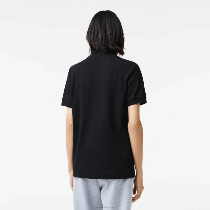 мушкарци смарт парис стретцх памучни пике поло 868881 црна 031 Lacoste