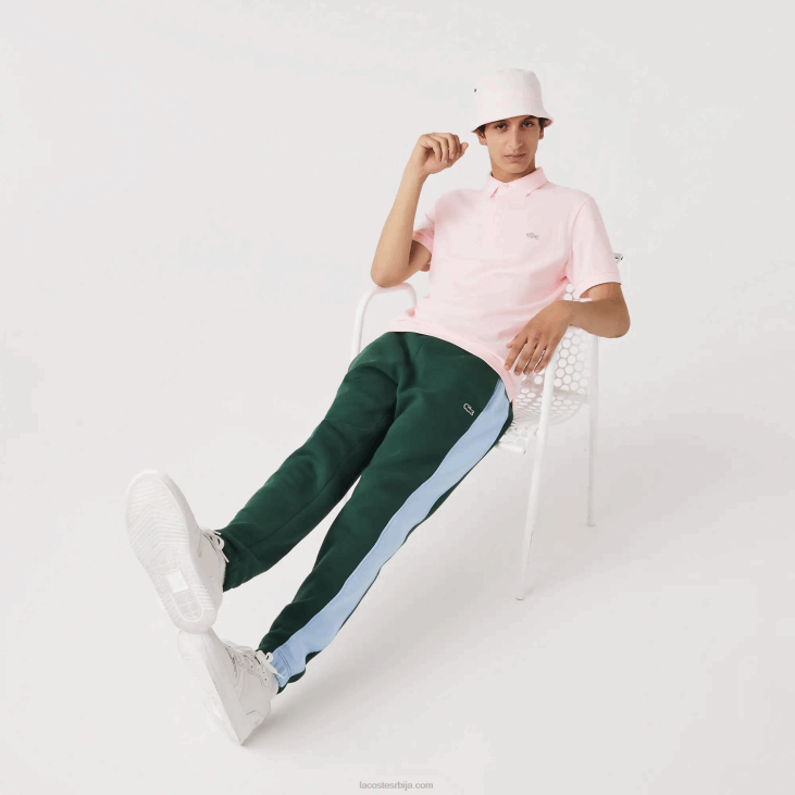 мушкарци смарт парис стретцх памучни пике поло 8688835 светло розе т03 Lacoste