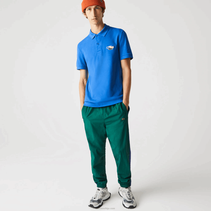 мушкарци поло мајица од органског памука обичне крокодиле 8688844 блуе кпт Lacoste