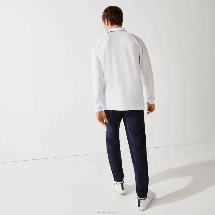 мушкарци спортски прозрачни голф поло 8688847 бела тамноплава 522 Lacoste