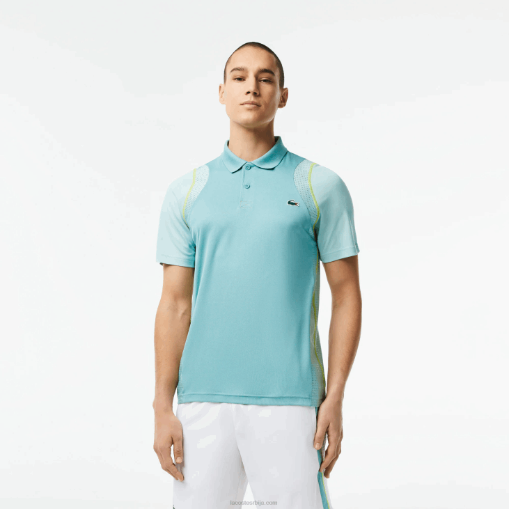 мушкарци тениска поло мајица од рециклираног полиестера 868884 мента бр8 Lacoste