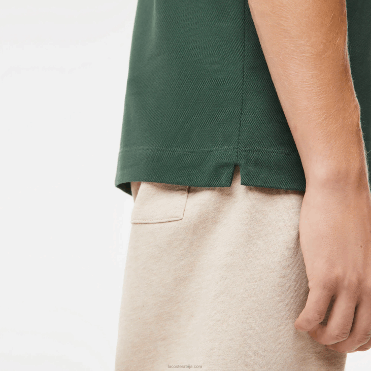 мушкарци смарт парис стретцх памучни пике поло 8688854 зелена 5хк Lacoste