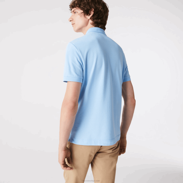 мушкарци смарт парис стретцх памучни пике поло 8688857 блуе хбп Lacoste