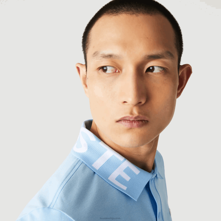 мушкарци лагани пике поло са натписом слим фит 8688900 блуе хбп Lacoste