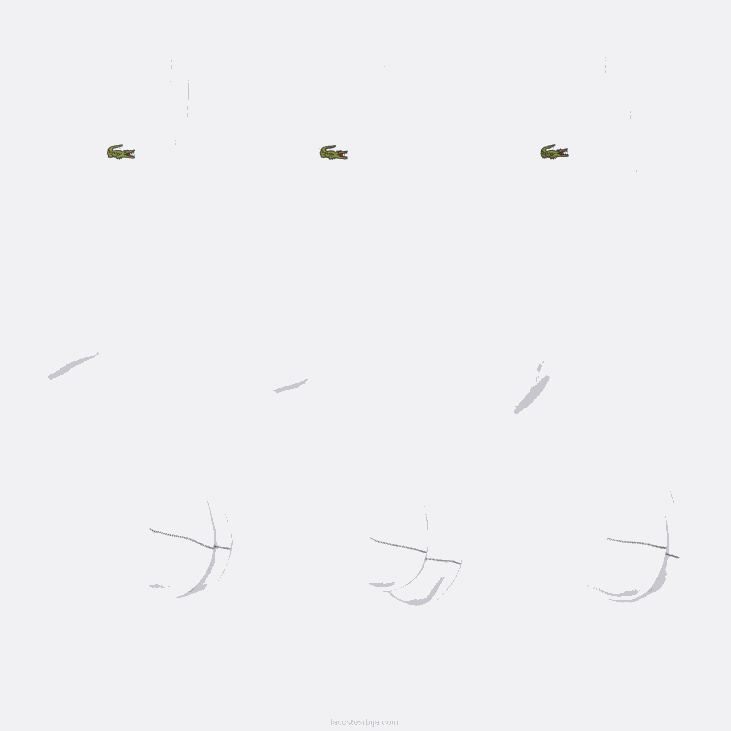 мушкарци високо резане памучне пике чарапе 3 ком 86881664 бела 001 Lacoste