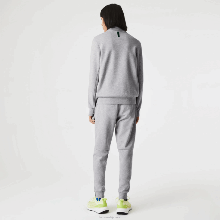 мушкарци Дукс од мешавине памука са високим изрезом 86881022 сиви кине цца Lacoste