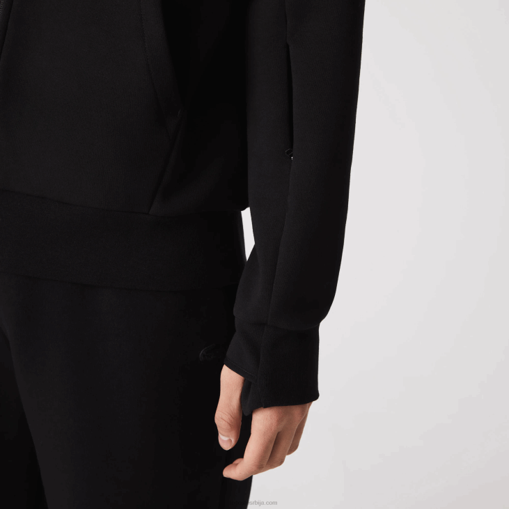 мушкарци Дукс од мешавине памука са високим изрезом 86881023 црна 031 Lacoste