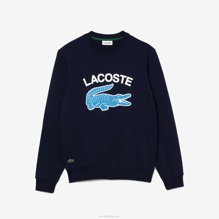 мушкарци дуксерица са крокодилским изрезом 86881029 тамноплава 166 Lacoste