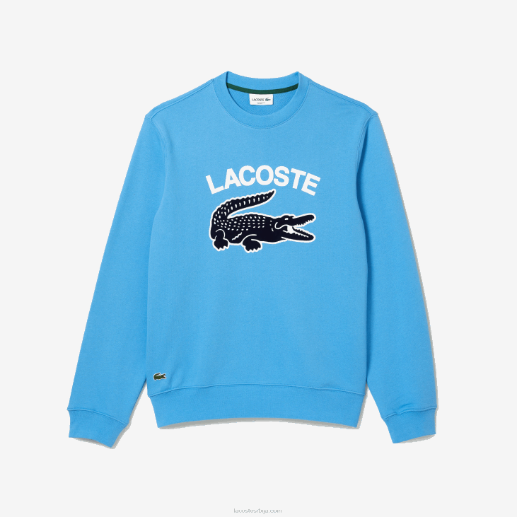 мушкарци дуксерица са крокодилским изрезом 86881031 плава 4ка Lacoste