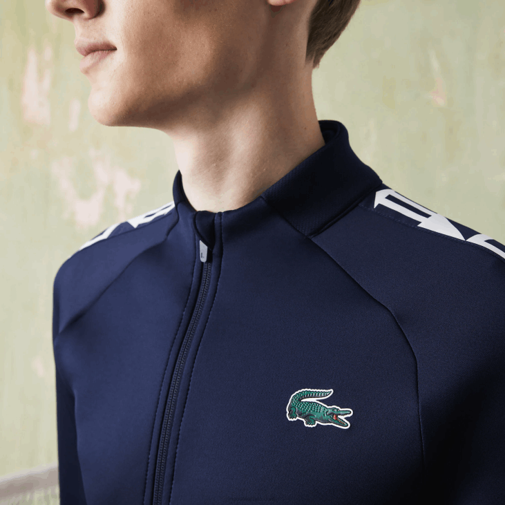 мушкарци тениска мајица са спортским штампом 86881051 тамноплава 166 Lacoste