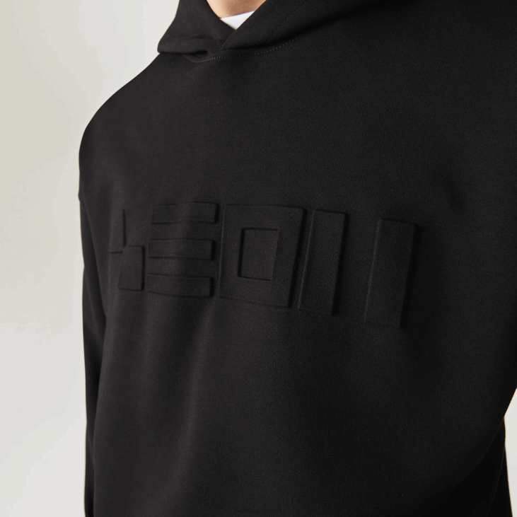 мушкарци дуксерица с капуљачом слободног кроја 86881053 црна 031 Lacoste